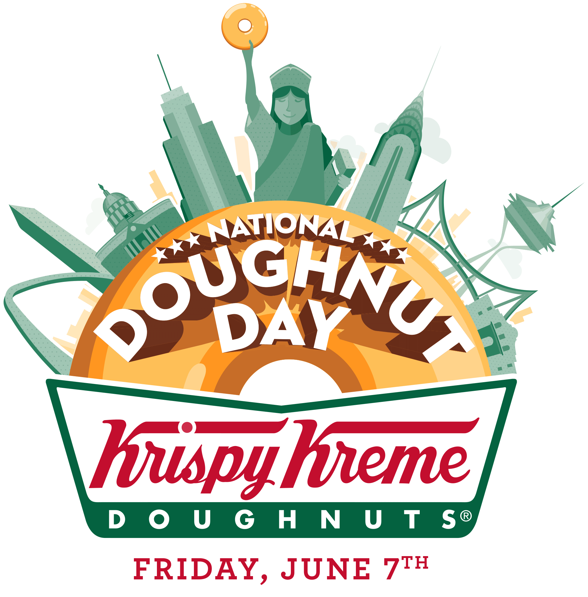 National Doughnut Day Logo